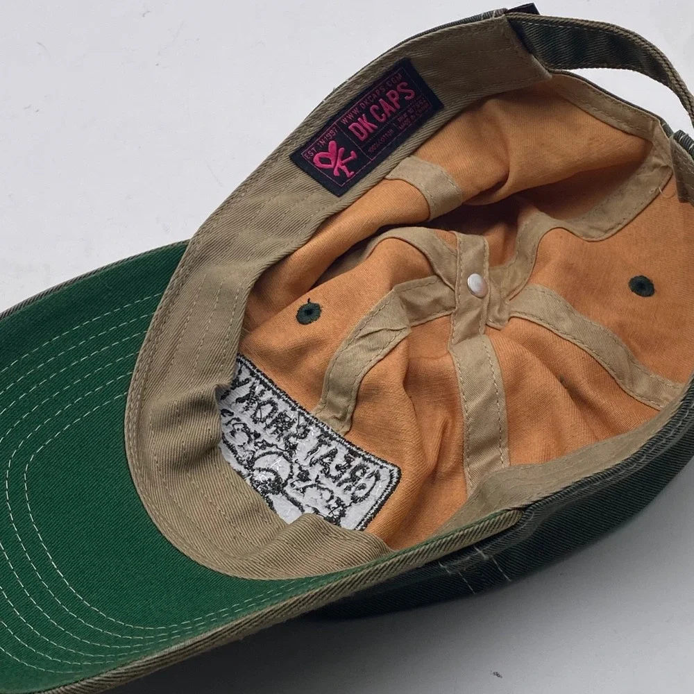 Great Smoky Mountains Baseball Hat Cap Mens OSFM Green Cotton Souvenir SEO